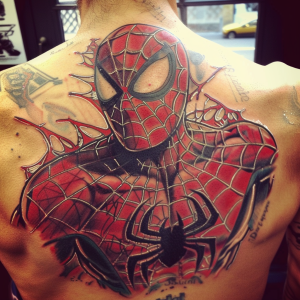 spiderman tattoo