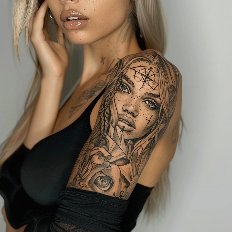 arm tattoo women