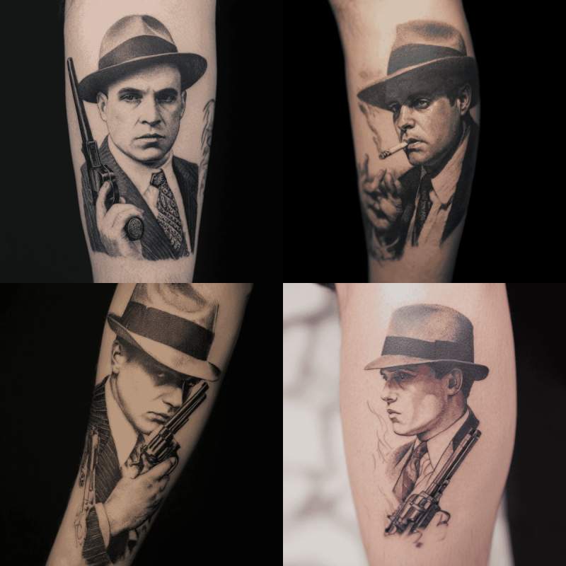 Al Capone Tattoo Designs