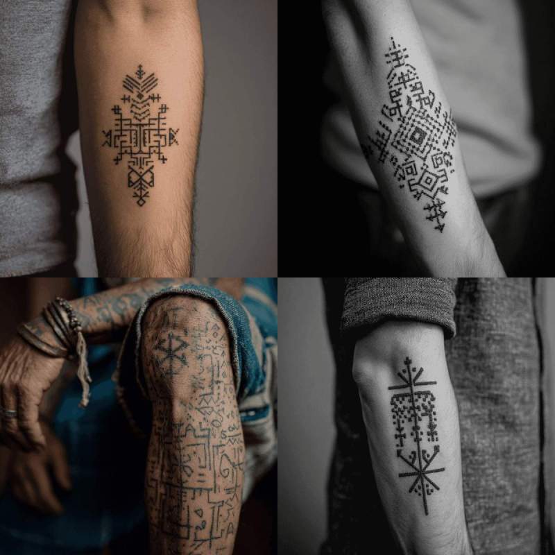 Amazigh Tattoo Designs