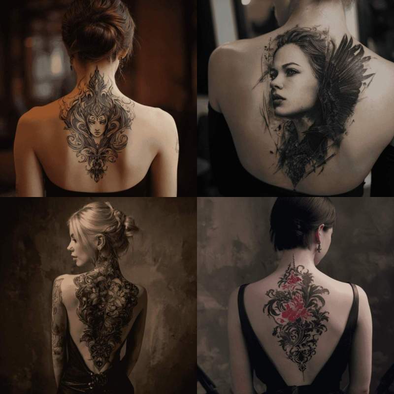 Back Tattoo Female