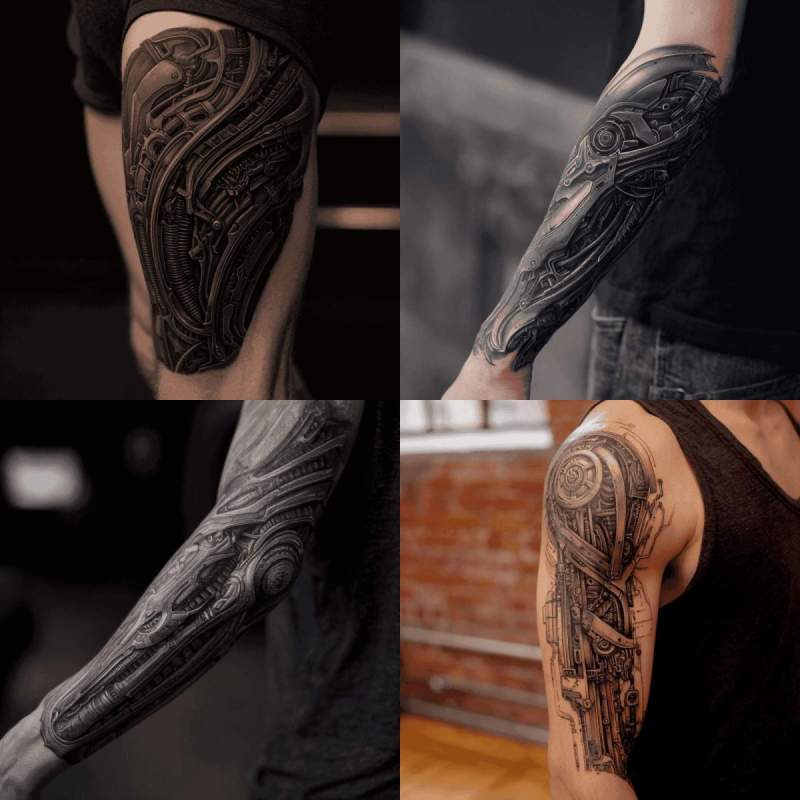 Biomechanik Tattoo Designs