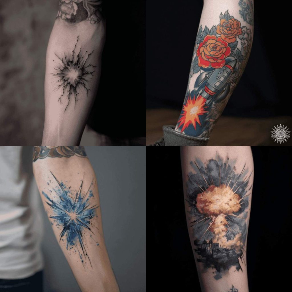 Blast Over Tattoo Designs