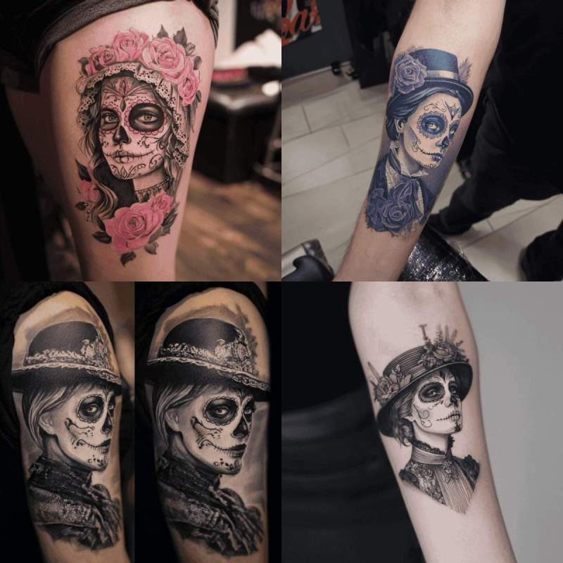 Catrina Tattoo Designs