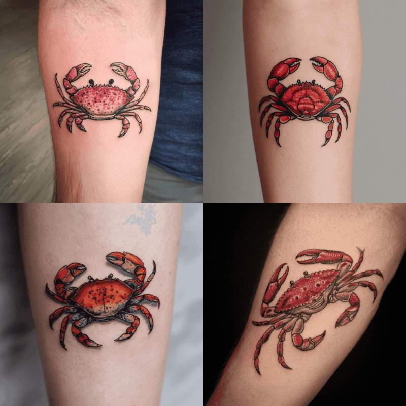 Crab Tattoo Designs