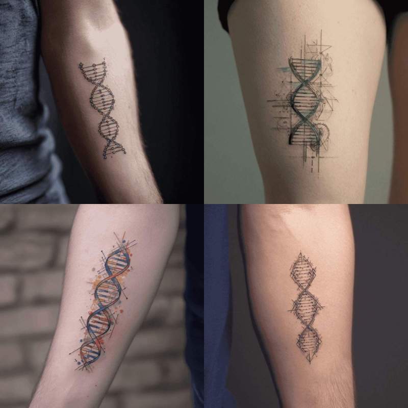 DNA Tattoo Designs
