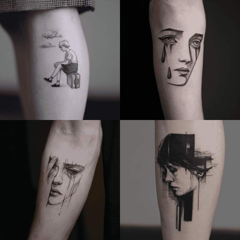 Depression Tattoo