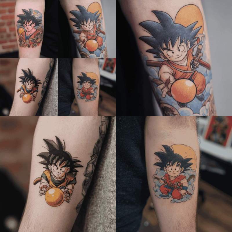 Dragonball Tattoo Designs