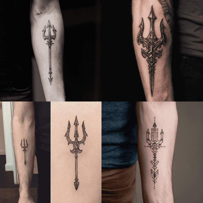 Dreizack Tattoo