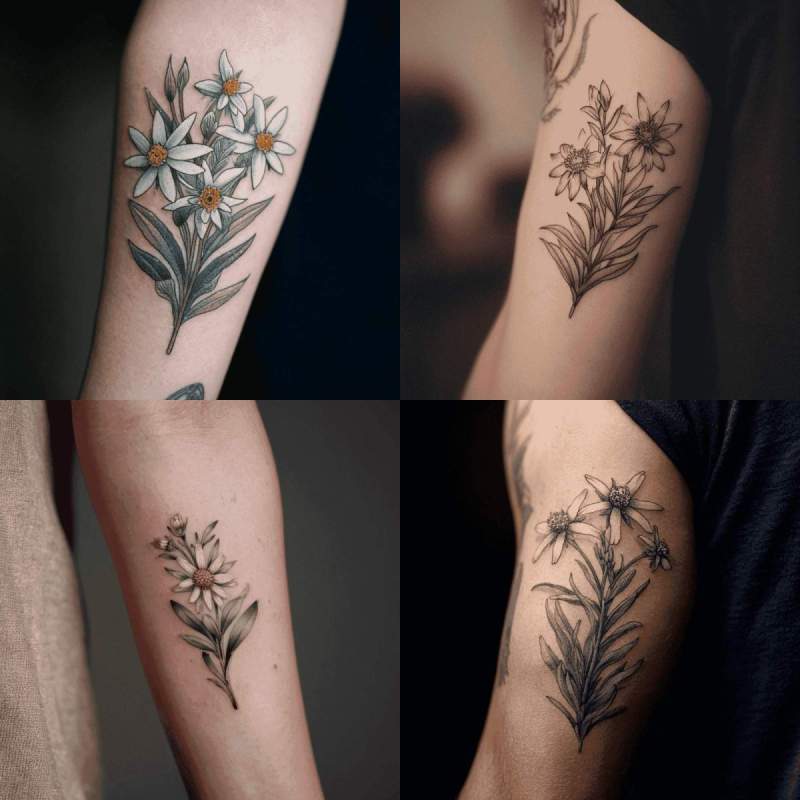 Edelweiss Tattoo Designs