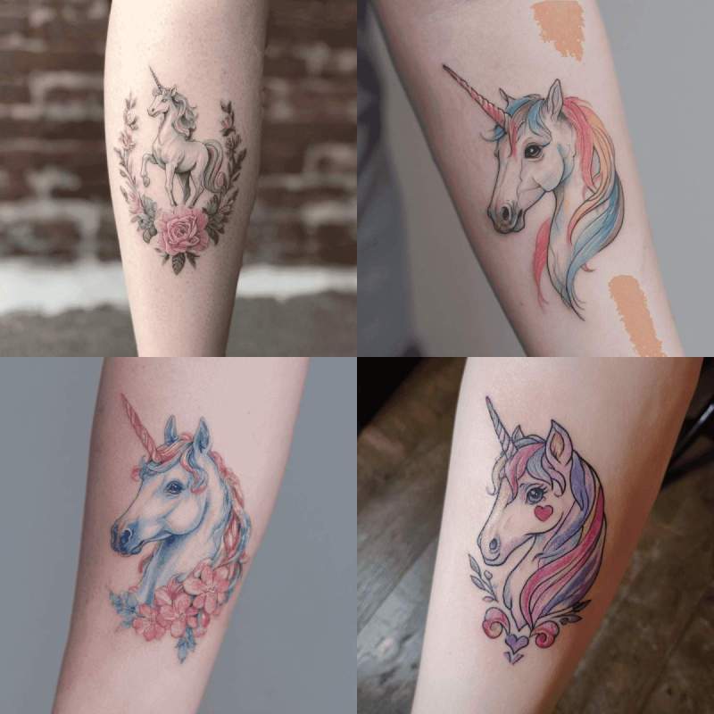 Einhorn Tattoo Designs