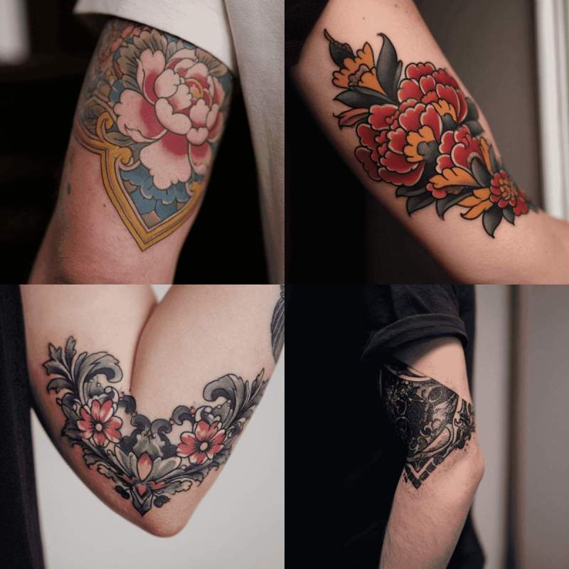 Ellenbogen Tattoo Designs
