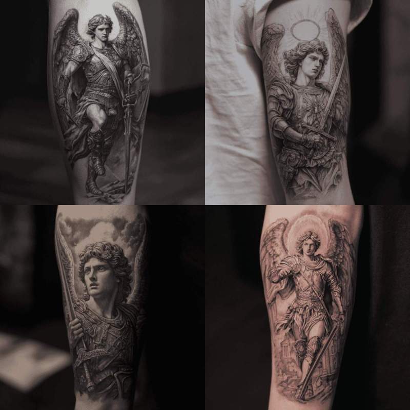 Erzengel Michael Tattoo Designs