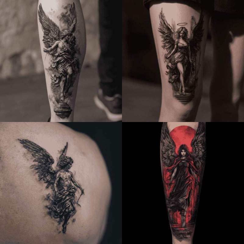 Fallen Angel Tattoo Designs