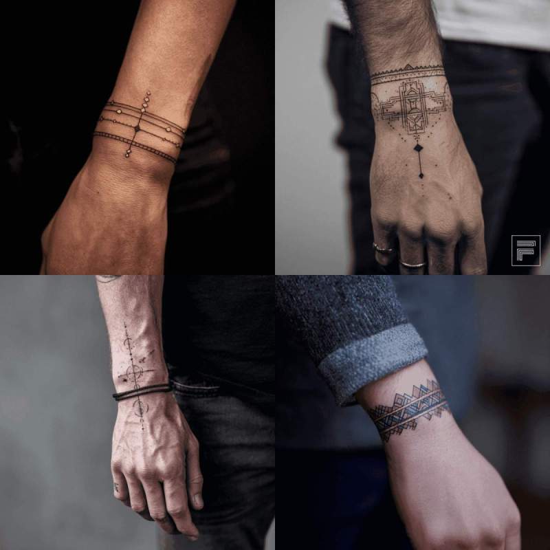 Fineline Tattoo Handgelenk Designs