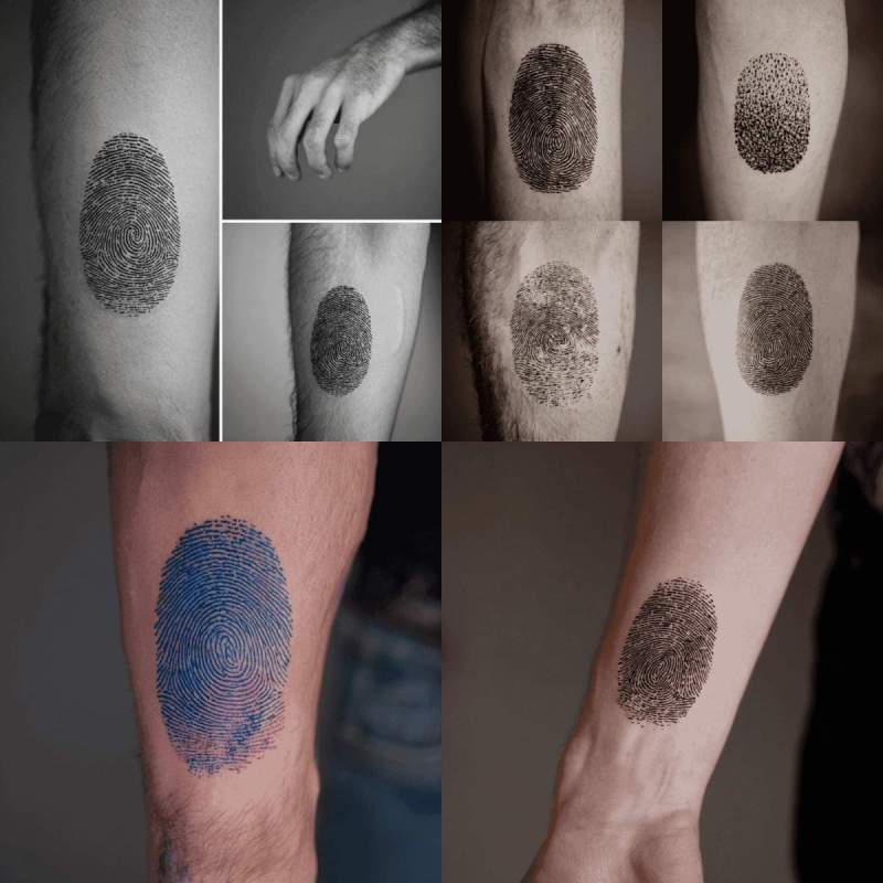 Fingerabdruck Tattoo Ideen von Experten in Schweiz