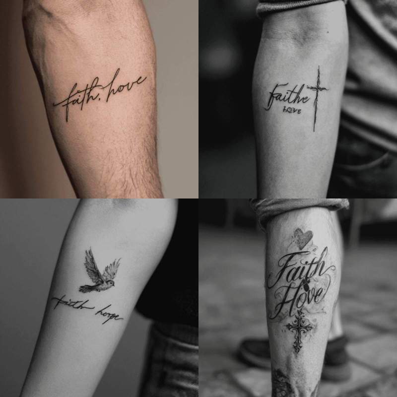 Glaube Liebe Hoffnung Tattoo Designs