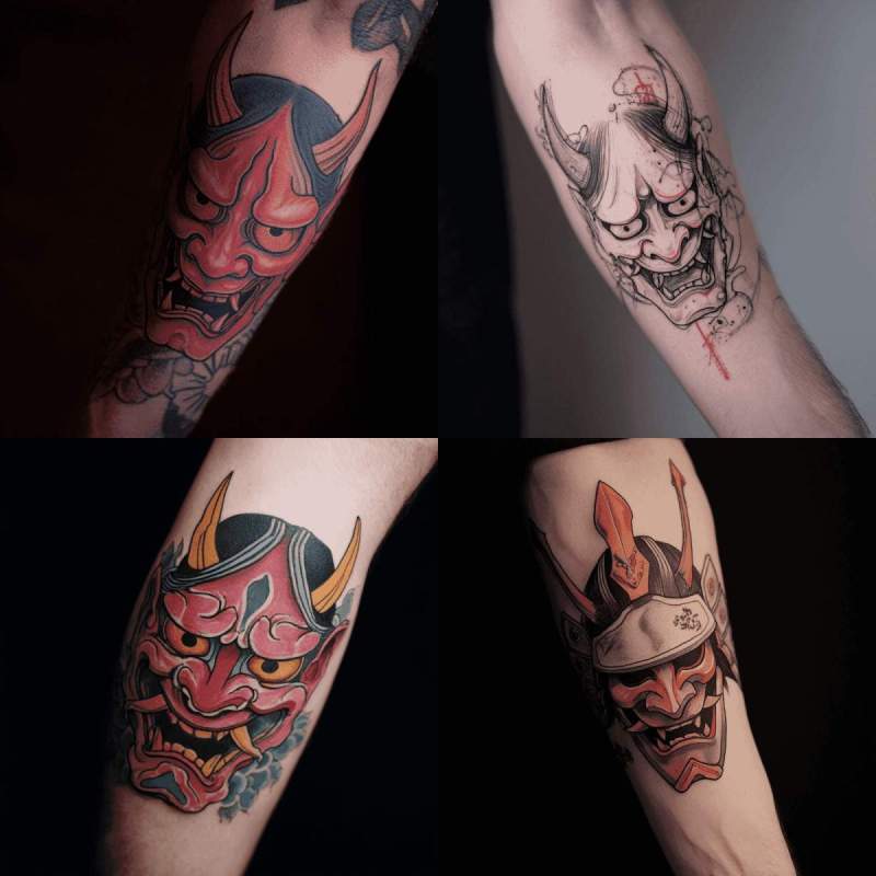 Hannya Tattoo Designs
