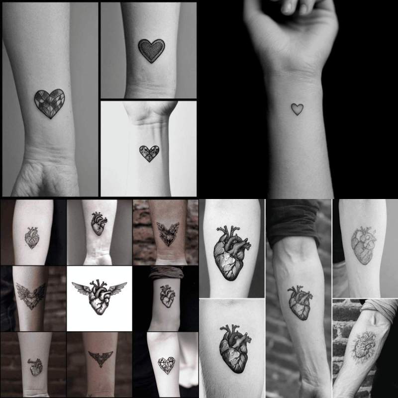 Herz Tattoo Handgelenk Vorlagen