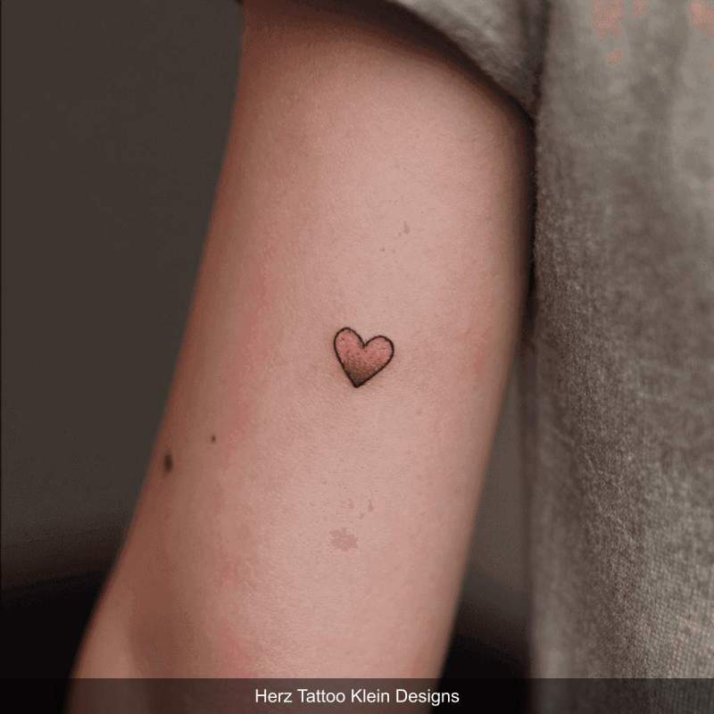 Herz Tattoo Klein Designs