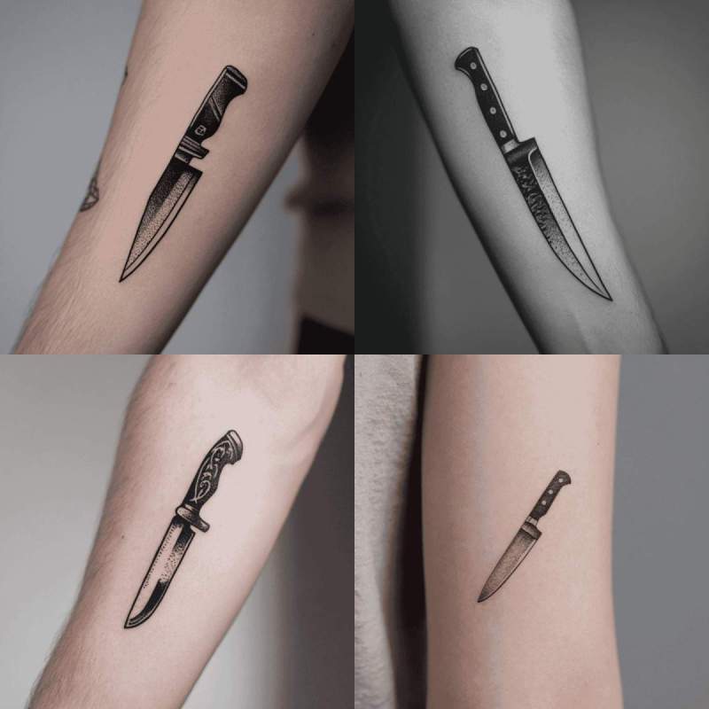 Knife Tattoo