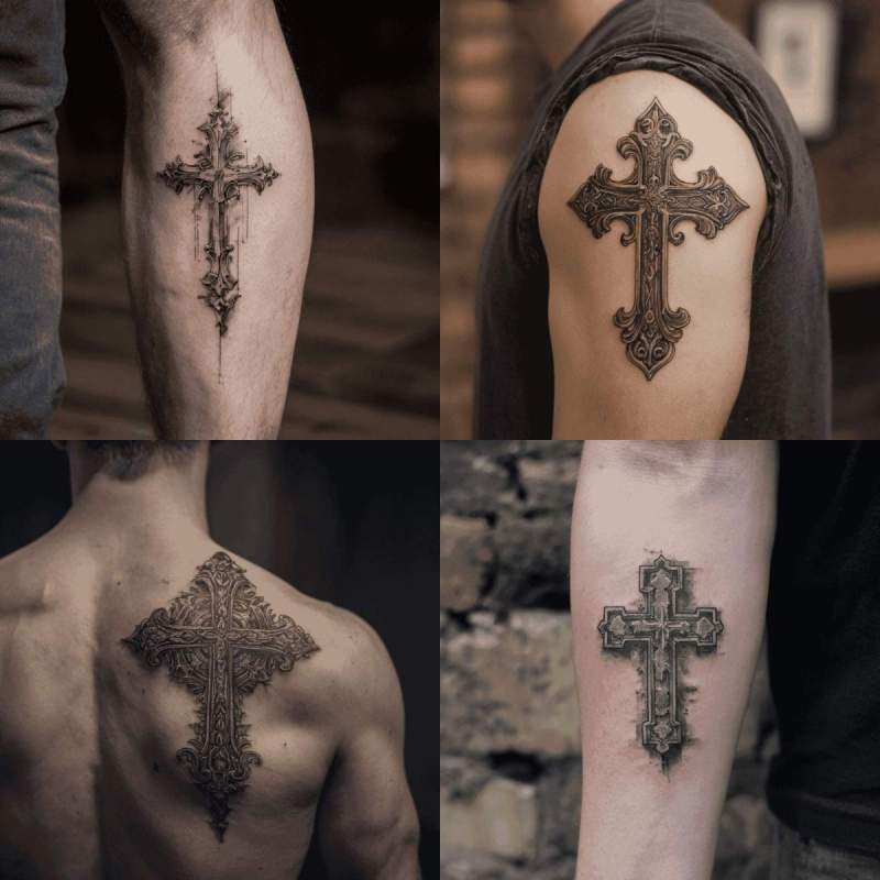 Kreuz Tattoo Männer Designs