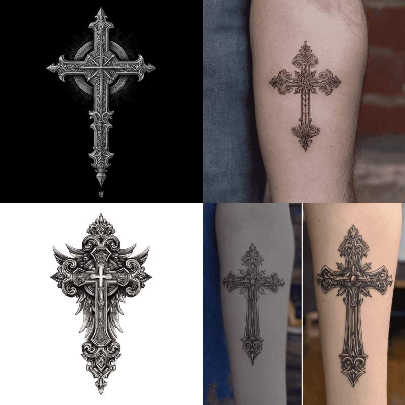 Kreuz Tattoo Vorlage Designs