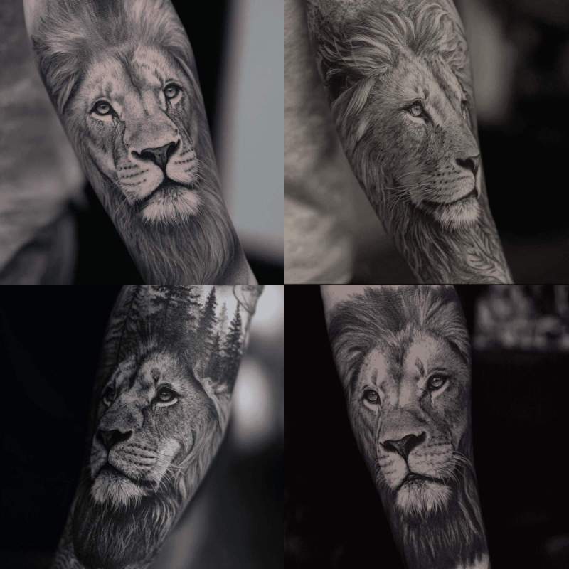 Löwen Tattoo Männer Designs