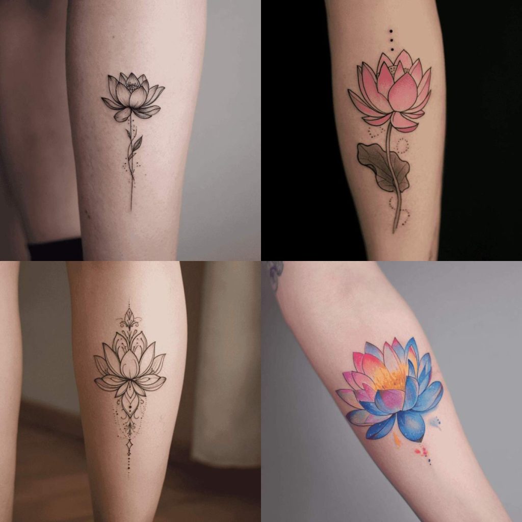 Lotusblume Tattoo Designs