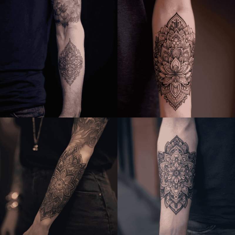 Mandala Tattoo Arm Vorlage Designs