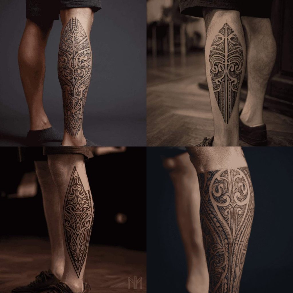 Maori Tattoo Bein Designs