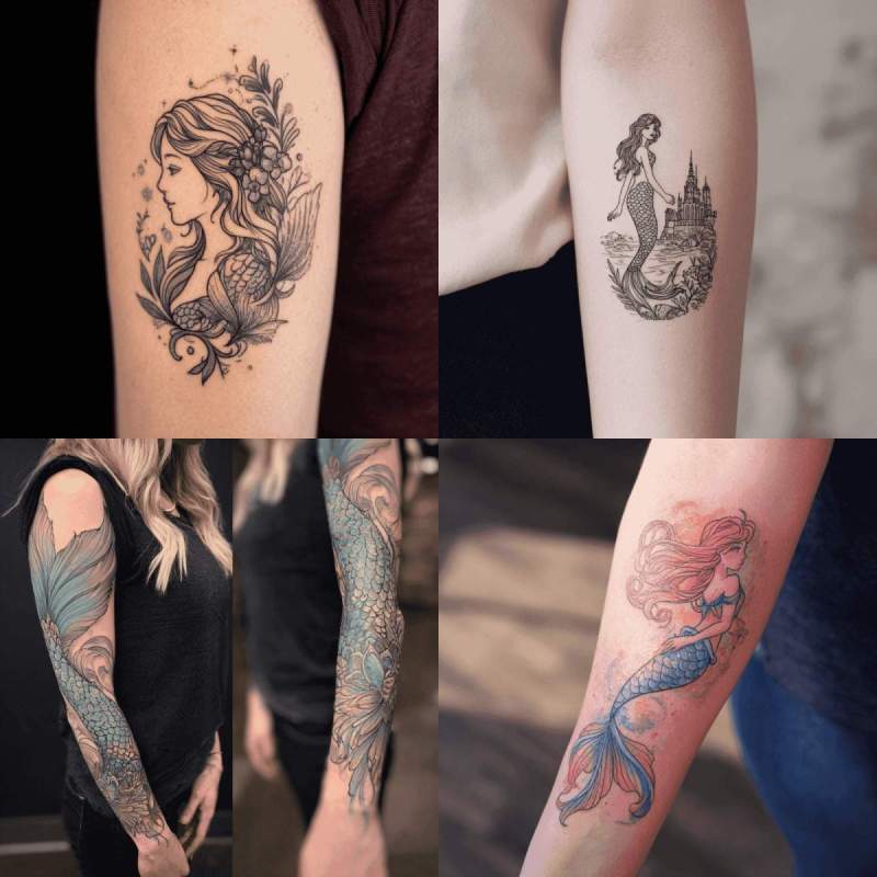 Mermaid Tattoo Designs