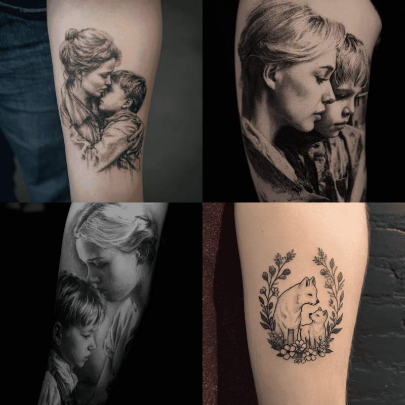 Mutter Sohn Tattoo Designs