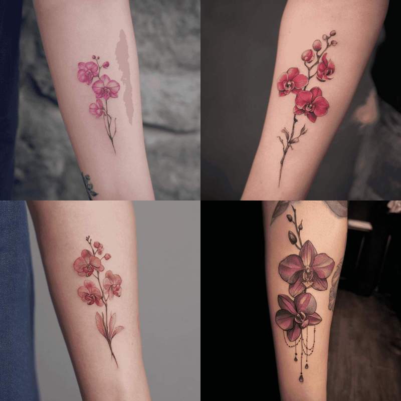 Orchidee Tattoo Designs