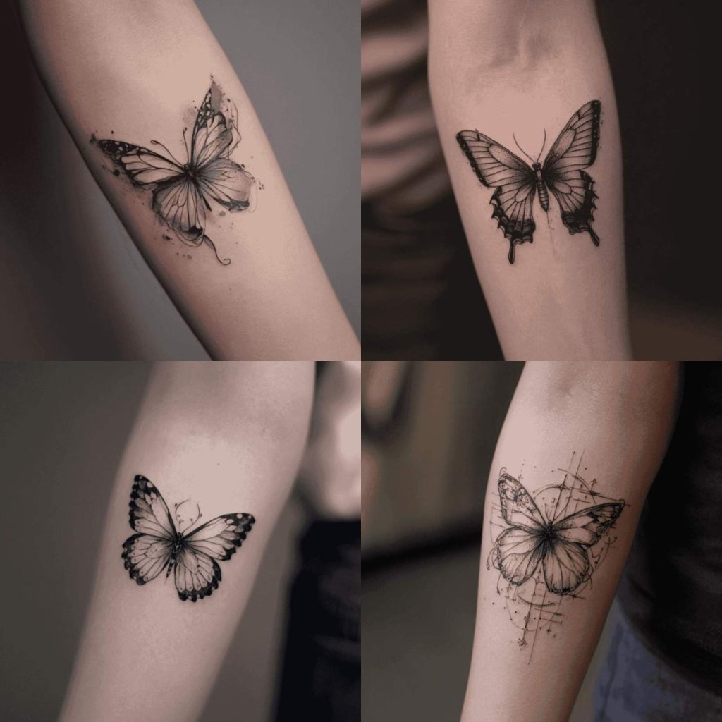 Papillon Tattoo Designs