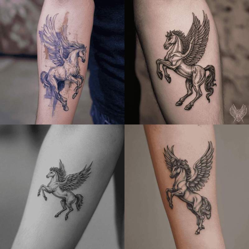 Pegasus Tattoo Designs