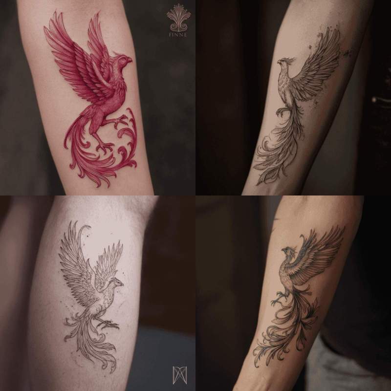 Phönix Tattoo Fineline Designs