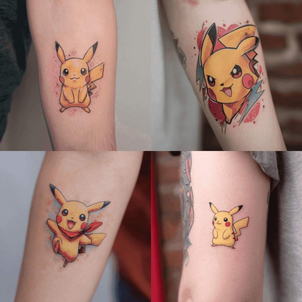 Pikachu Tattoo Designs