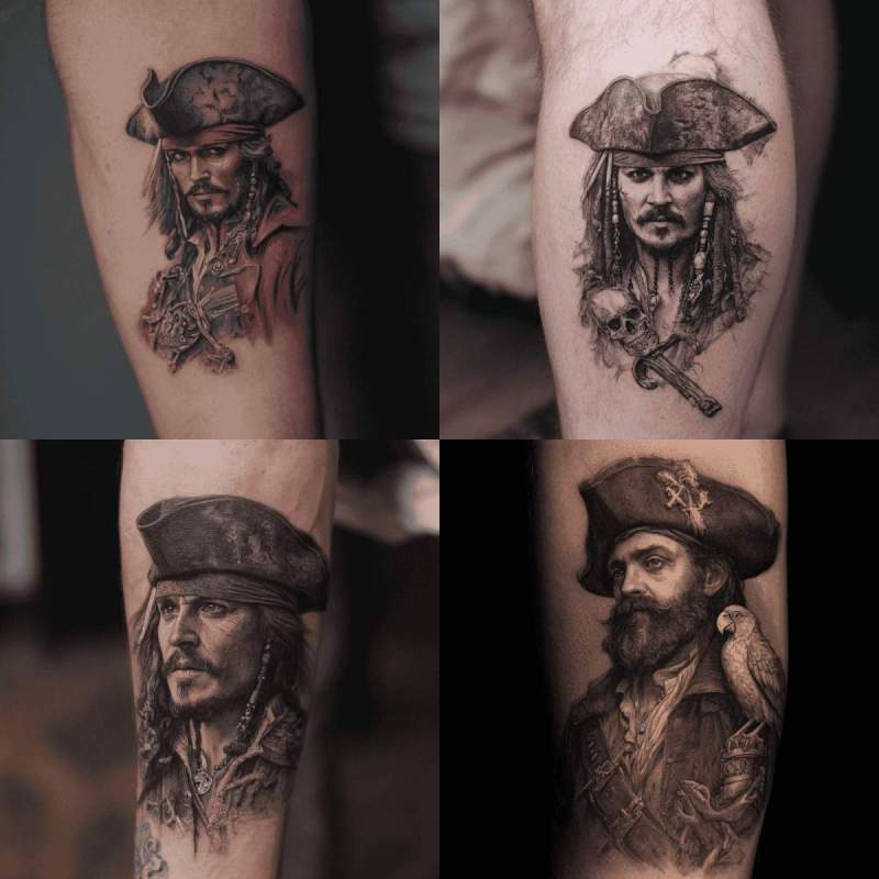 Piraten Tattoo Designs