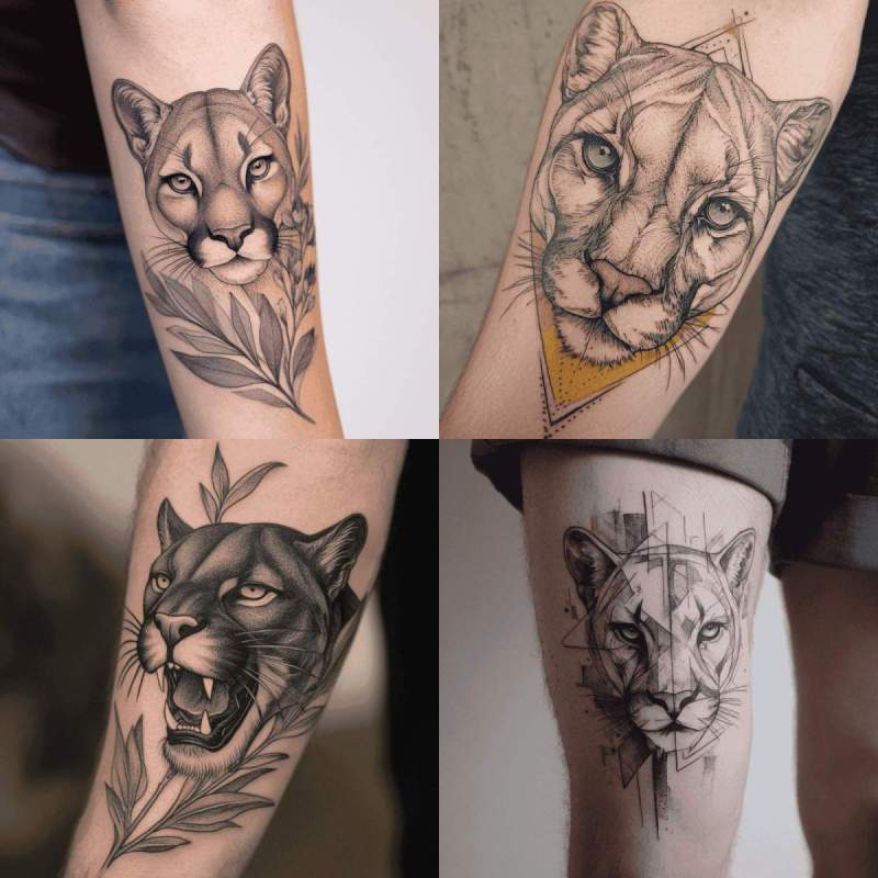 Puma Tattoo Designs
