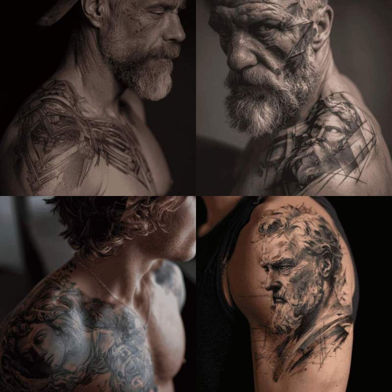 Schulter Tattoo Mann Designs