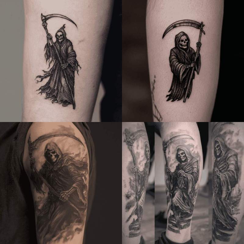 Sensenmann Tattoo Designs