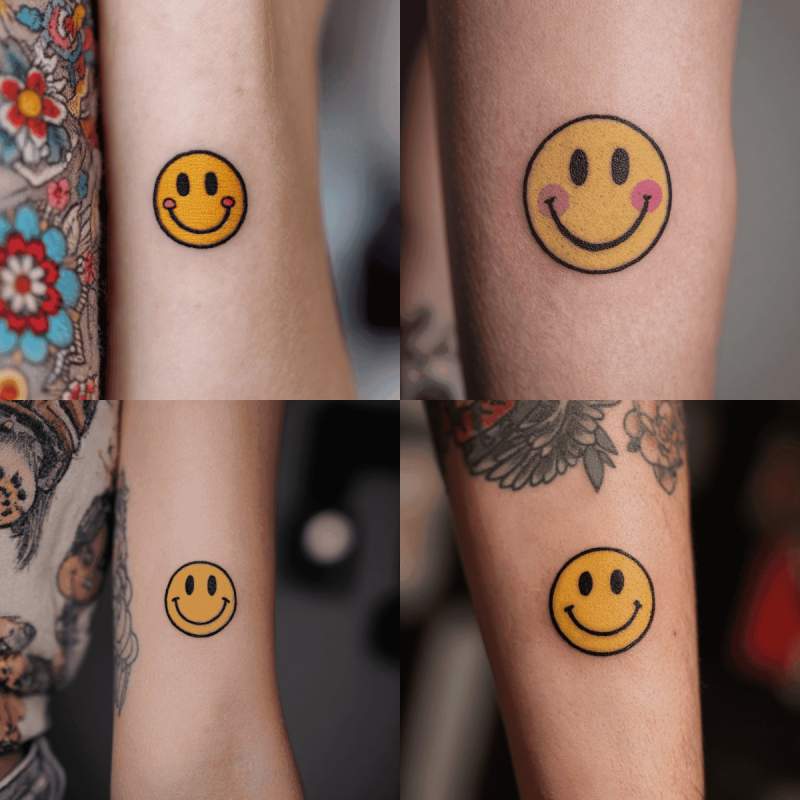 Smiley Tattoo Designs
