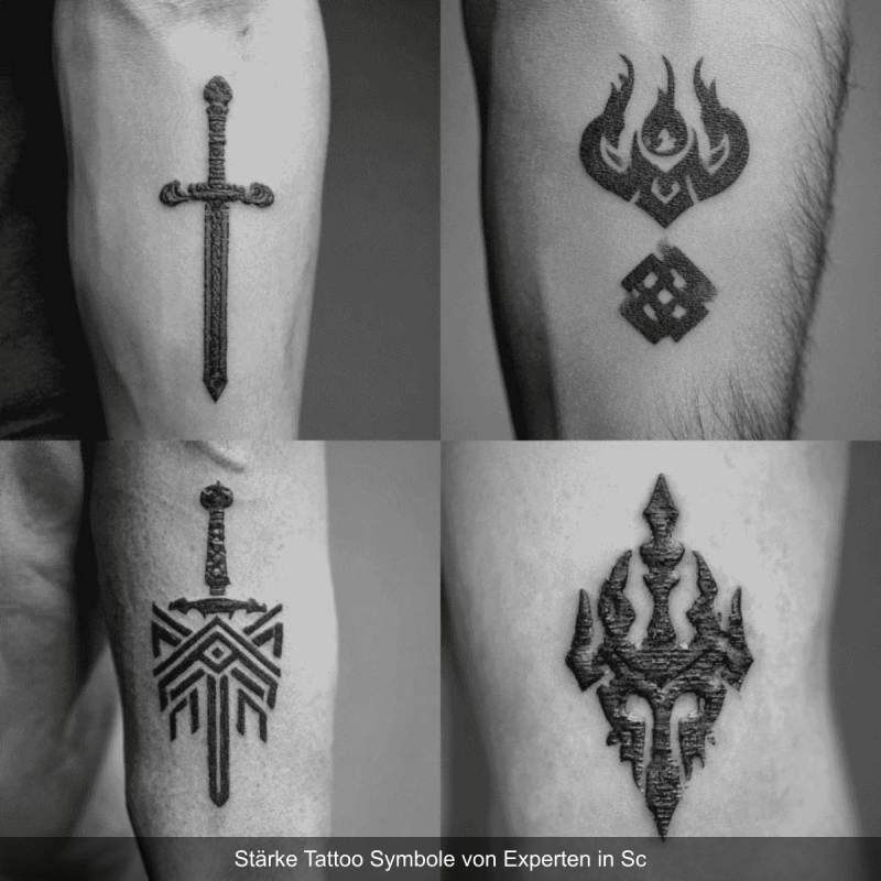 Stärke Tattoo Symbole von Experten in Schweiz