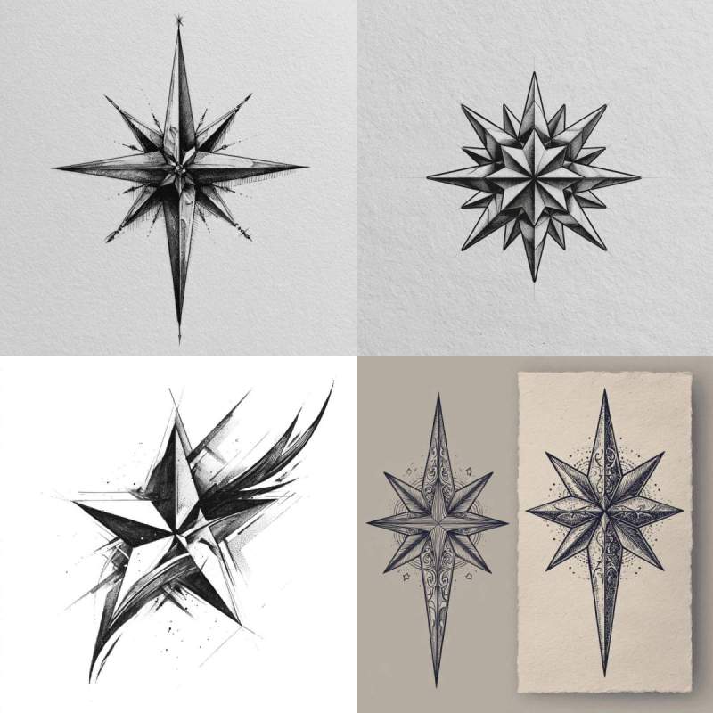 Sterne Tattoo Vorlage Designs