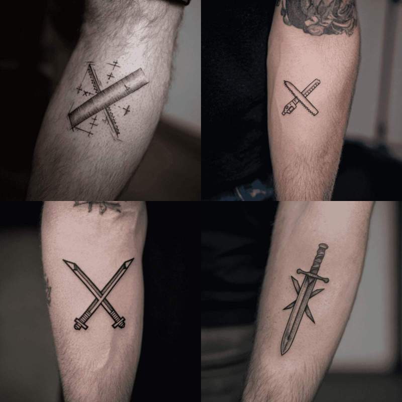 Straight Edge Tattoo Designs
