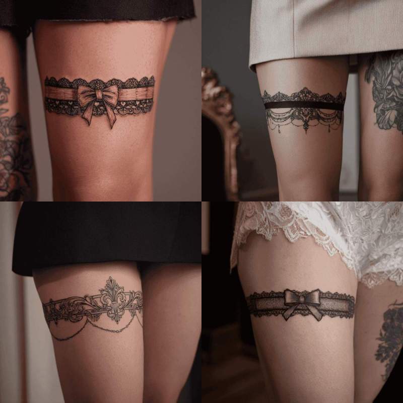 Strumpfband Tattoo