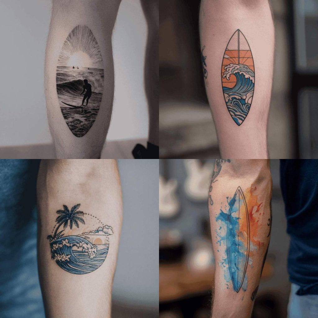 Surf Tattoo Designs