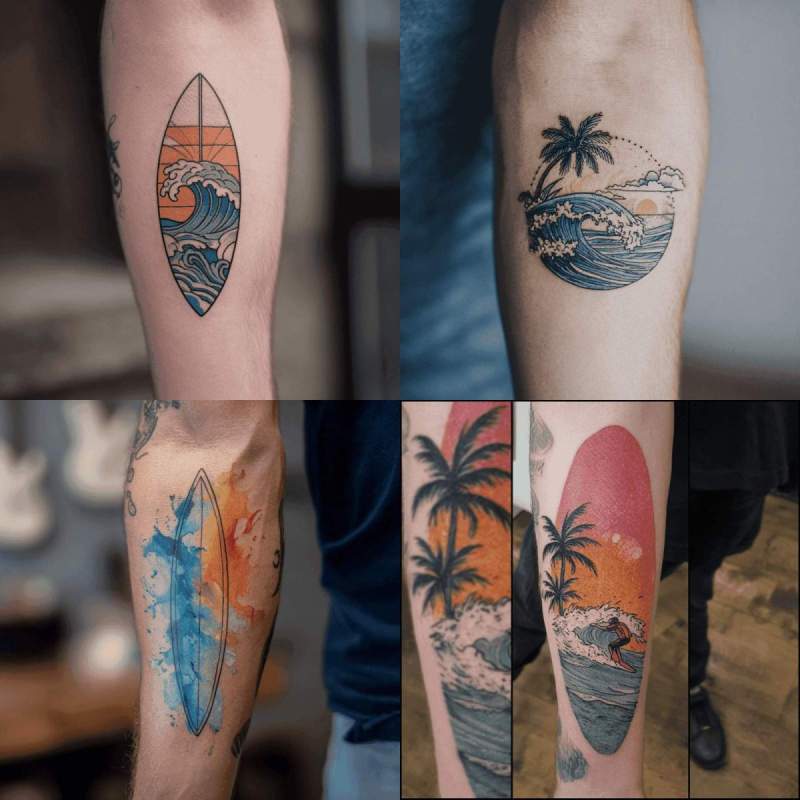 Surf Tattoo Designs
