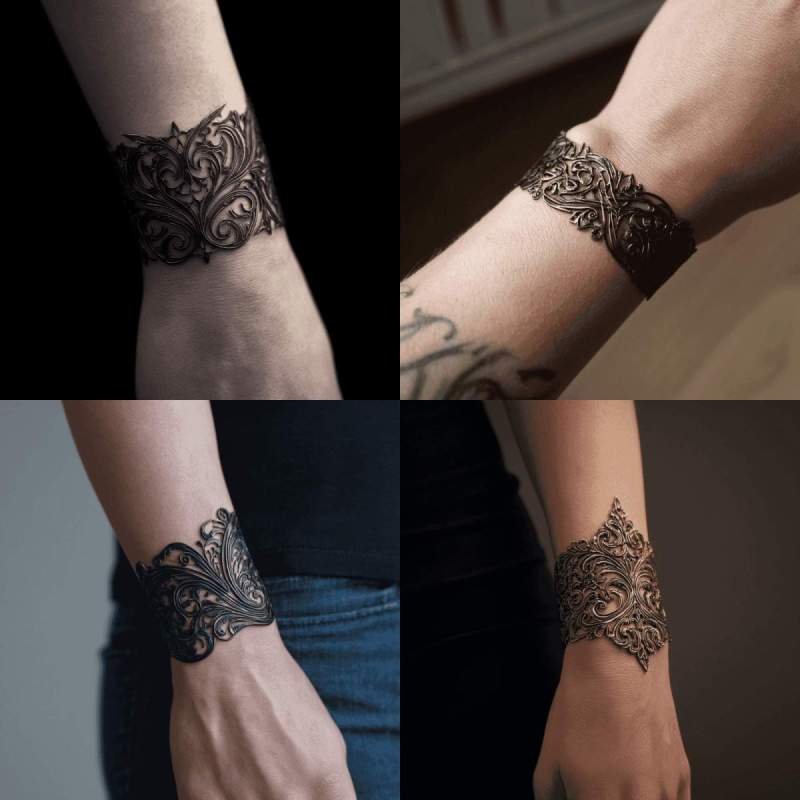 Tattoo Armband Filigran Designs